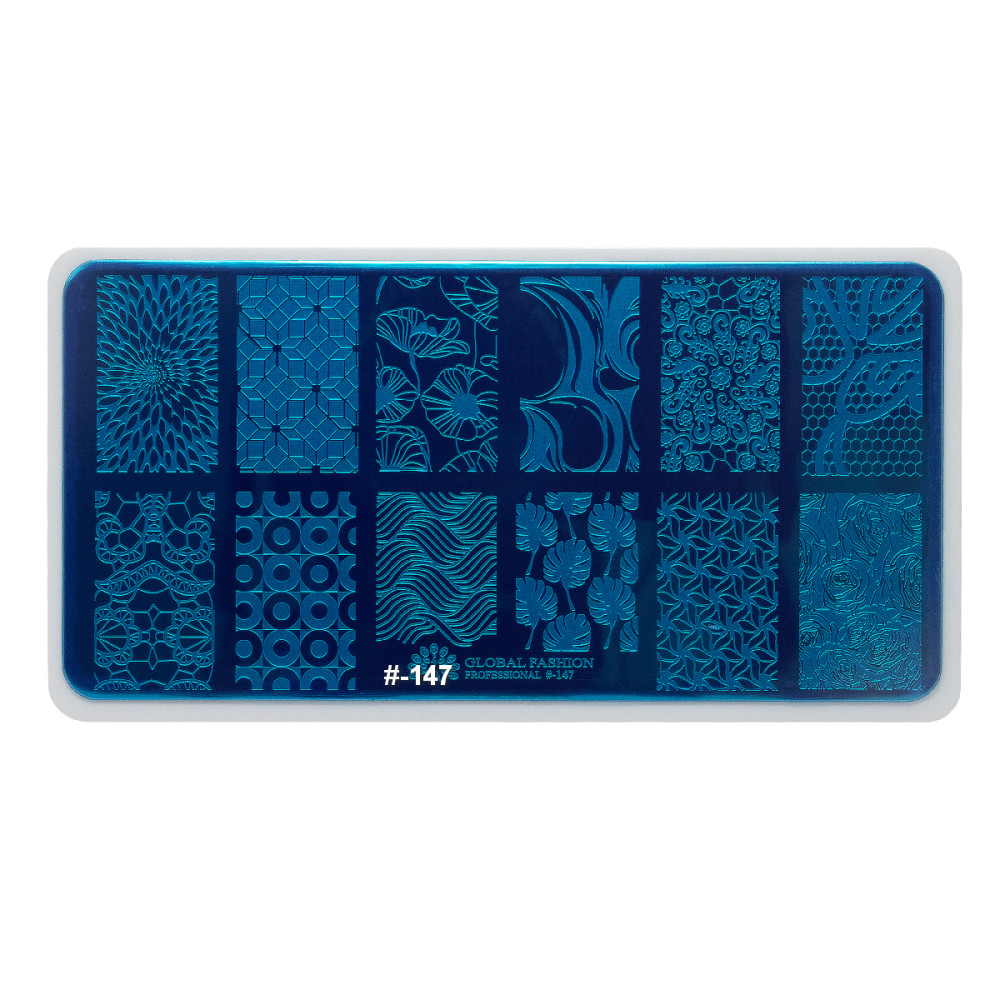 Global Fashion Пластина/диск для стемпинга #147  - фото1