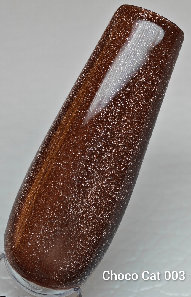 Гель-лак Moltini кошачий глаз “Choco Cat” 003, 12 ml - фото1