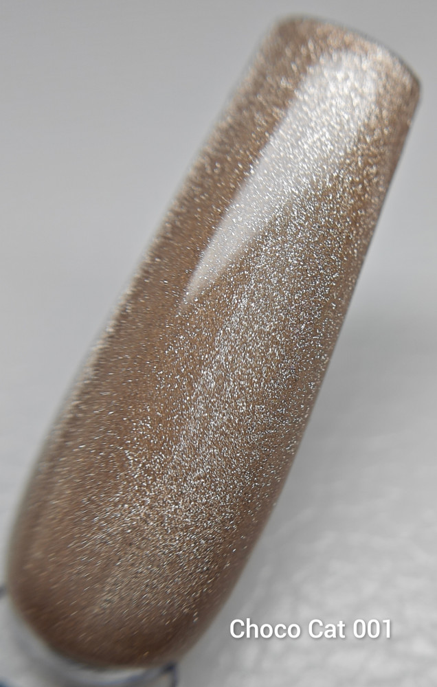 Гель-лак Moltini кошачий глаз “Choco Cat” 001, 12 ml - фото1