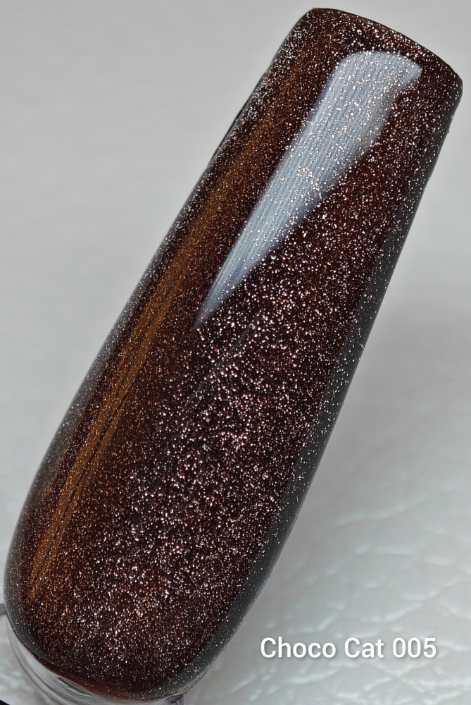 Гель-лак Moltini кошачий глаз “Choco Cat” 005, 12 ml - фото1